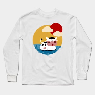 Montain Cow Long Sleeve T-Shirt